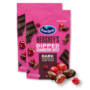 Ocean Spray Hershey's Dark Chocolate Dipped Cherry Infused Cranberries, 5 oz