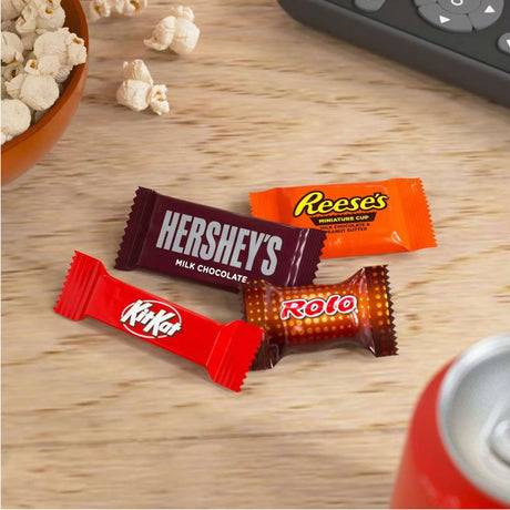 Hershey's, Reese's, Kit Kat & Rolo Miniatures Size Chocolate – Variety Pack – 8.95 oz
