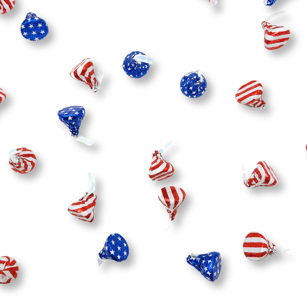 Hershey's Kisses Milk Chocolate – Patriotic Foils, Bulk Value Bag