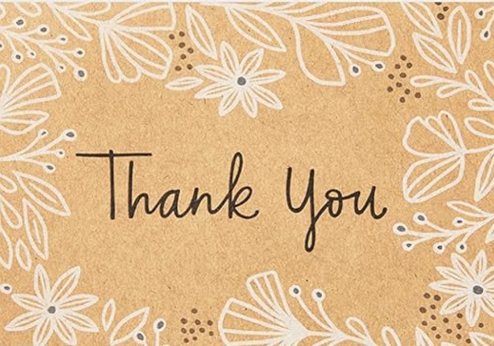 Thank You – Greeting Card