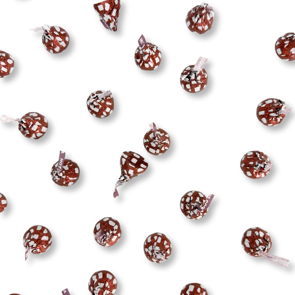 Hershey's Kisses Hot Cocoa Flavored Milk Chocolate, Bulk Value Pack