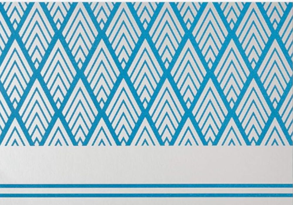 Modern Geometric Blue – Greeting Cards