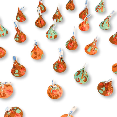 Hershey's Kisses Milk Chocolate - Fall Foil, Bulk Value Pack