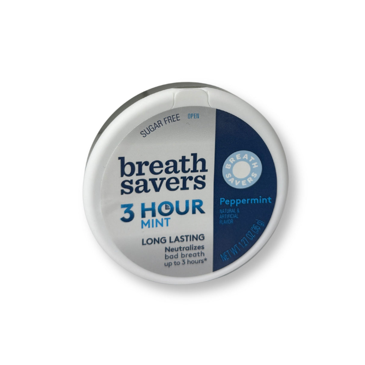 Breath Savers Sugar Free Peppermint Mints 8 Tins Pack