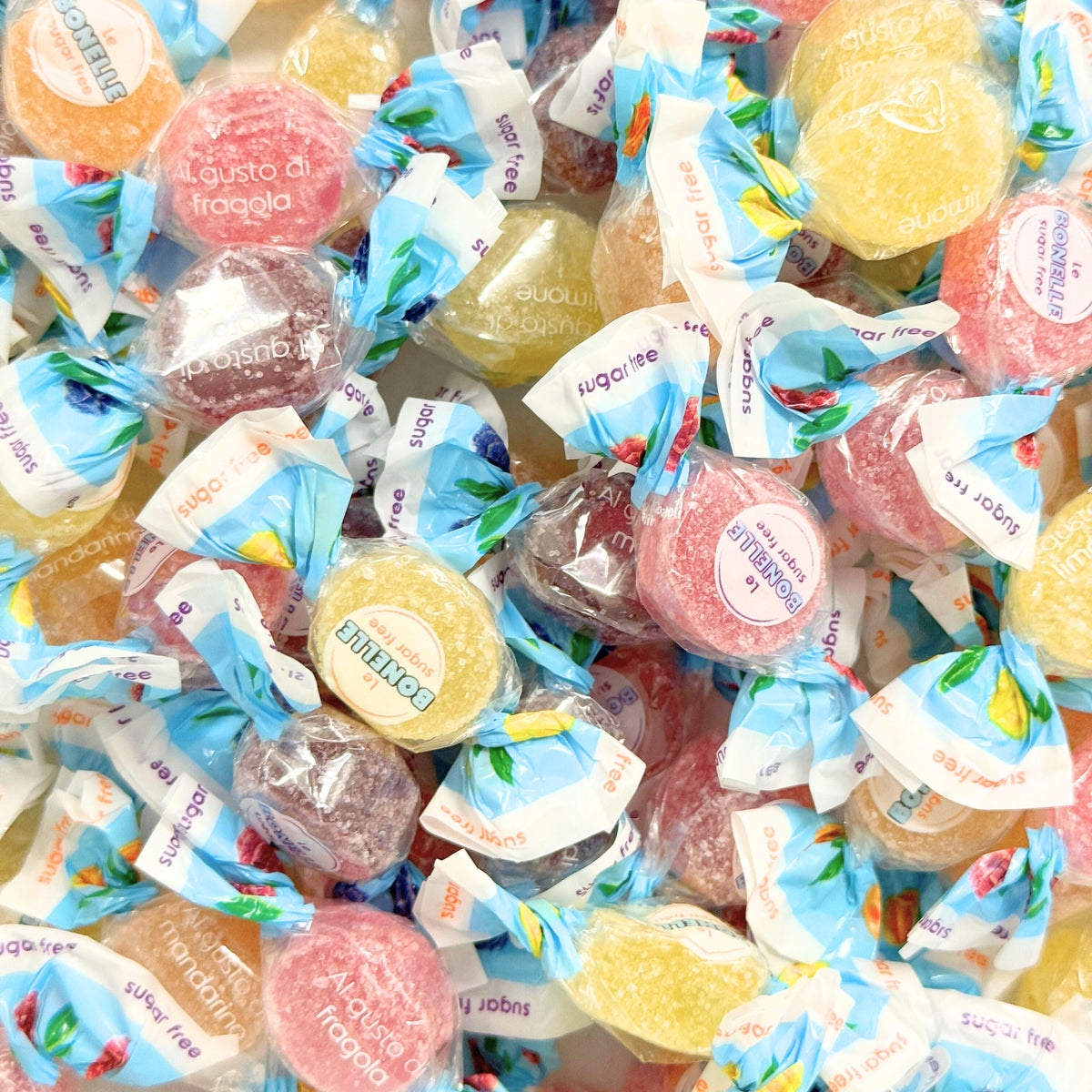 Bonelle Fruit Jelly Candy – Assorted Fruit Flavors – Sugar Free – Bulk Value Bag