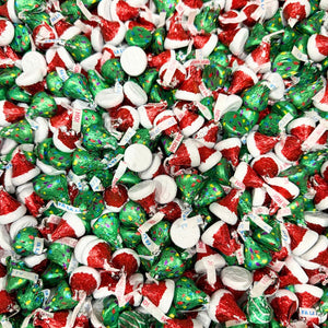 Hershey's Kisses Santa Hat, Christmas Trees Milk Chocolate