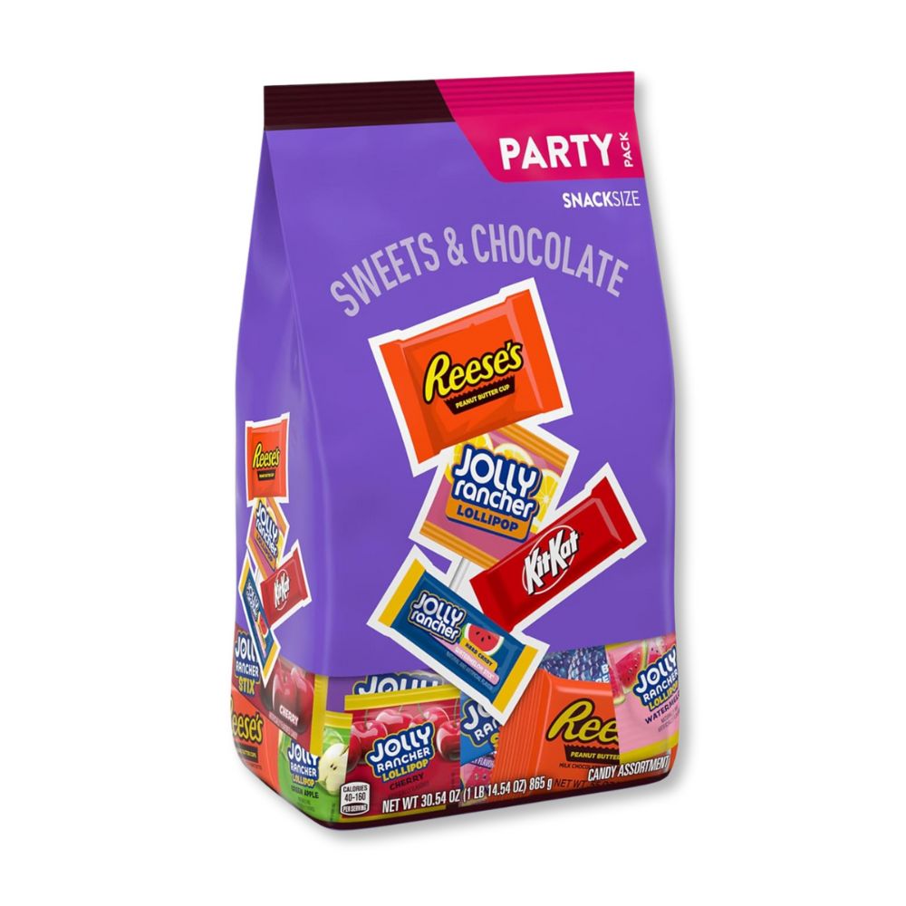 Reese's, Kit Kat & Jolly Rancher Snack Size Candy – Party Pack – 30.54 oz