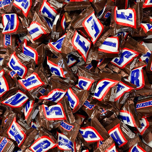 Snickers Chocolate Candy Bar – Mini Size, Bulk Value Pack