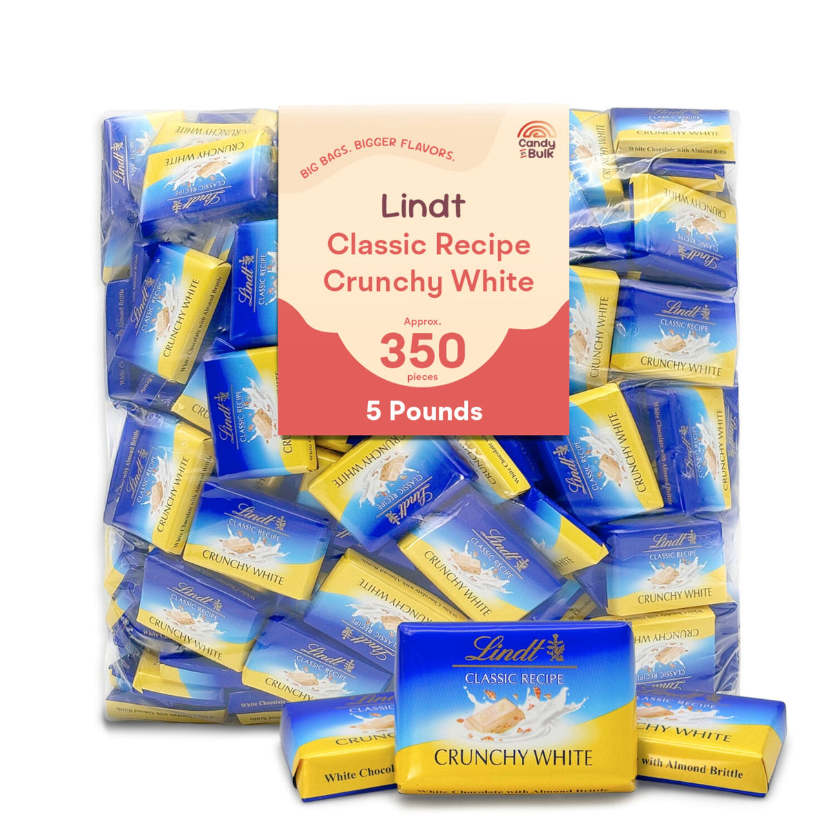 Lindt Classic Recipe Crunchy White (Individually Wrapped Pieces)