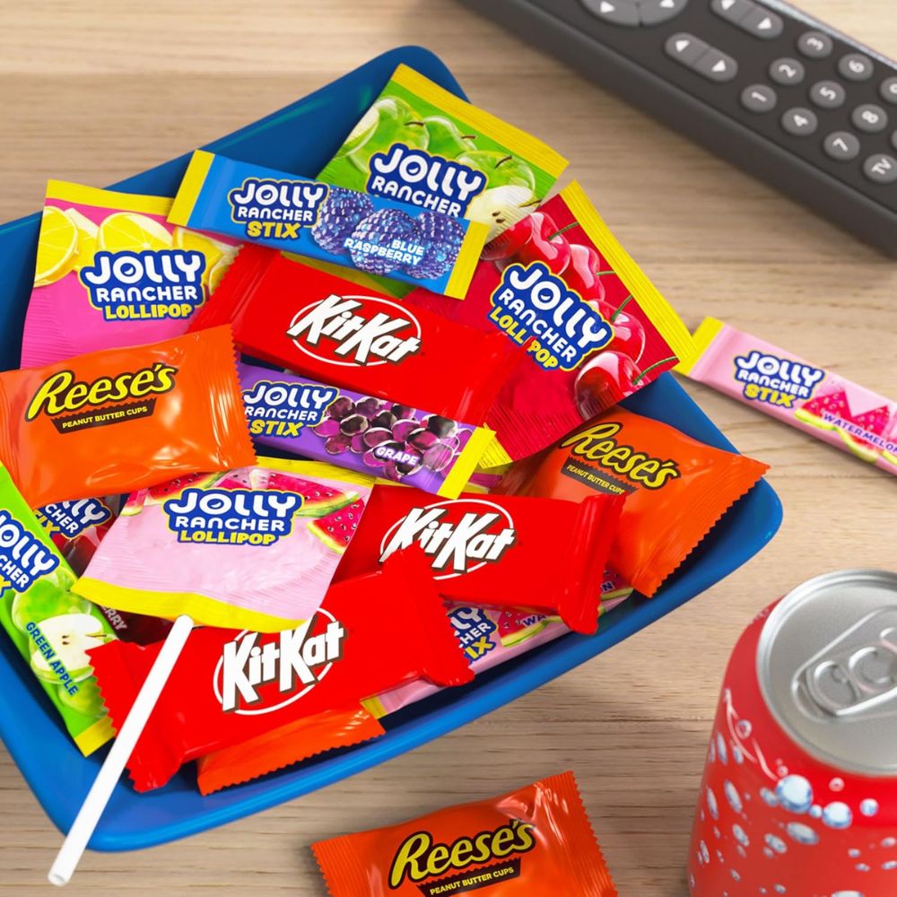 Reese's, Kit Kat & Jolly Rancher Snack Size Candy – Party Pack – 30.54 oz