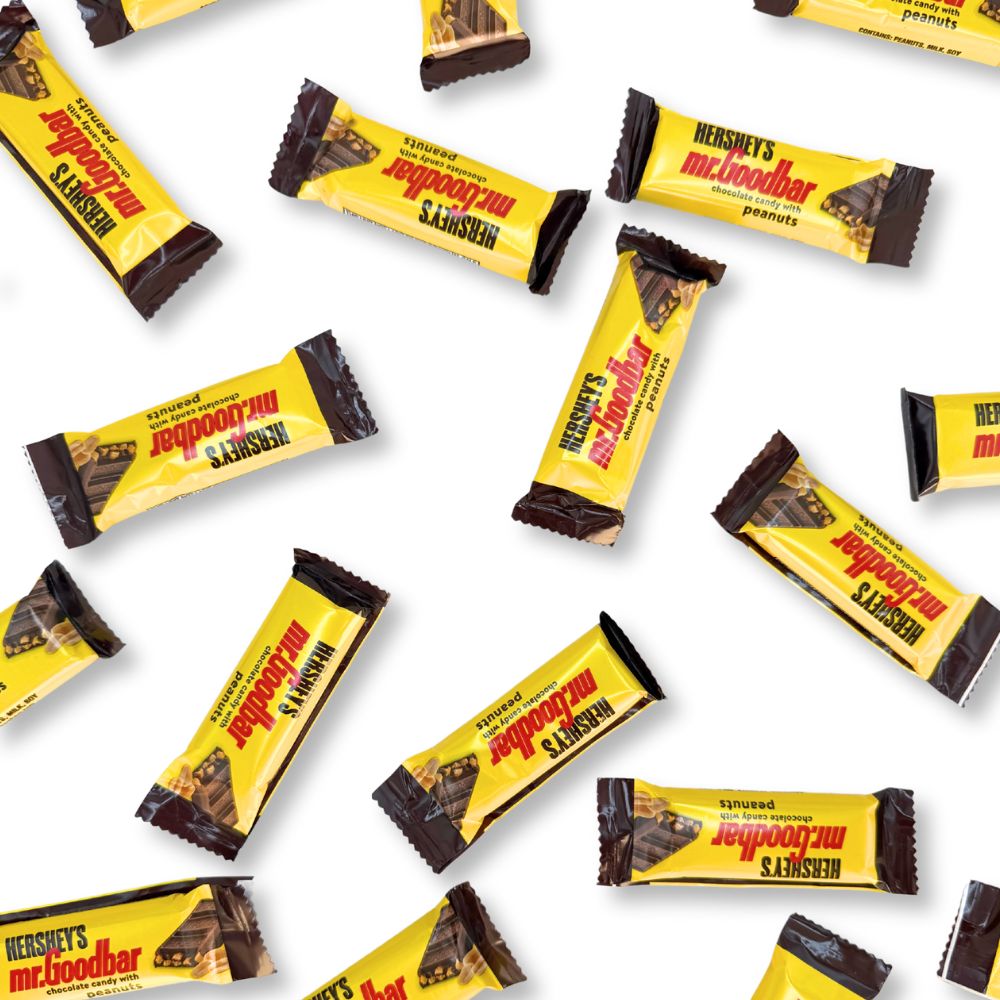 Hershey's Mr. Goodbar Milk Chocolate with Peanuts Candy Bars – Snack Size – Bulk Value Bag