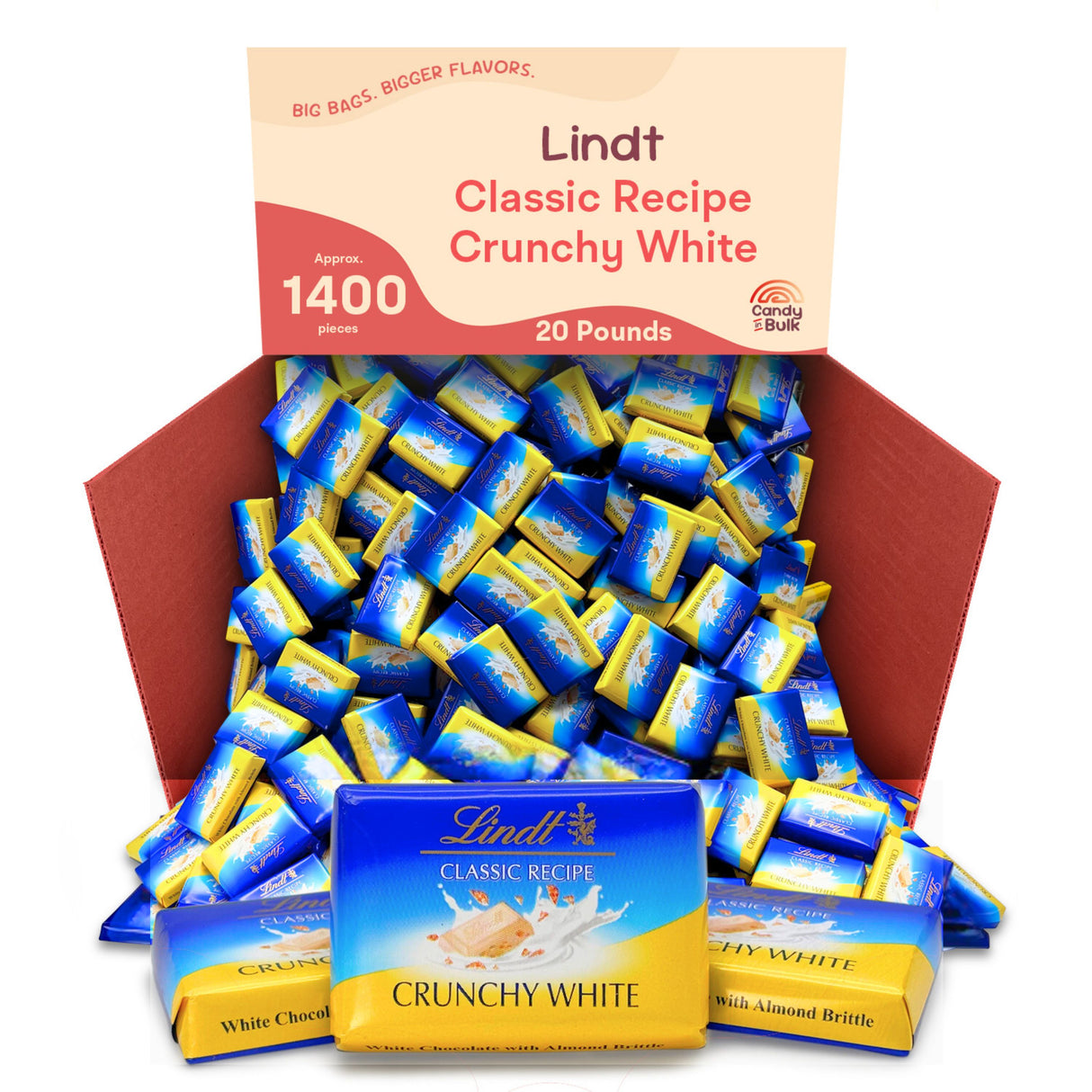 Lindt Classic Recipe Crunchy White (Individually Wrapped Pieces)