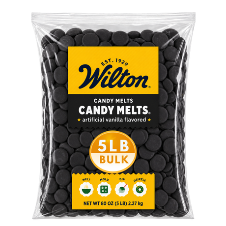 Wilton Black Confectionery Melting Wafers – Bulk Value Bag
