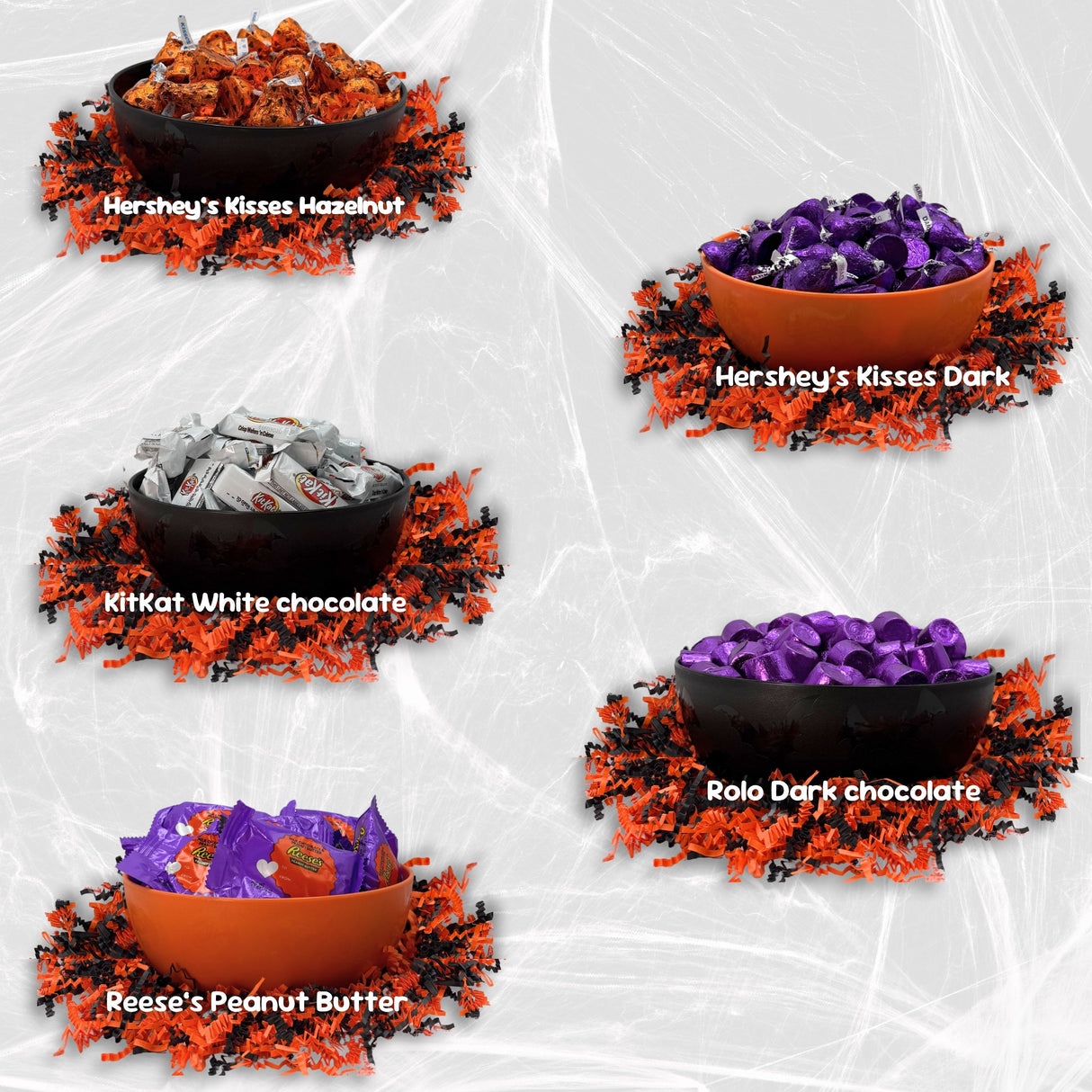 Pumpkin Candy Bucket with 5 lb Assorted Candy