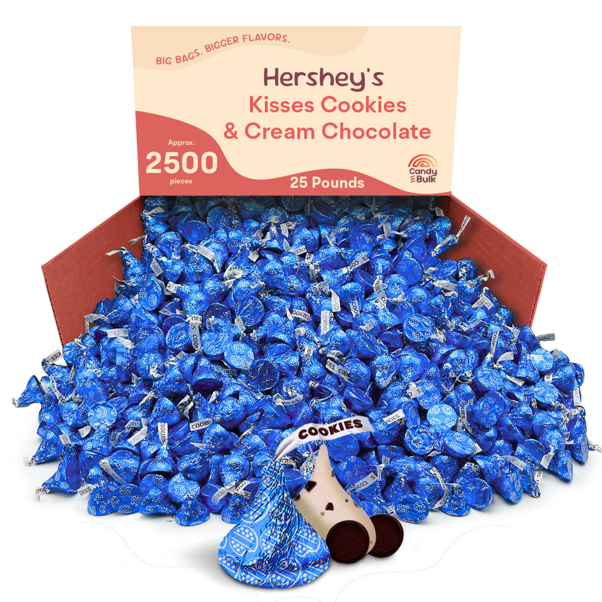 Hershey's Kisses Cookies & Cream Chocolate
