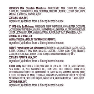 Hershey's, Reese's, Kit Kat & Rolo Miniatures Size Chocolate – Variety Pack – 8.95 oz