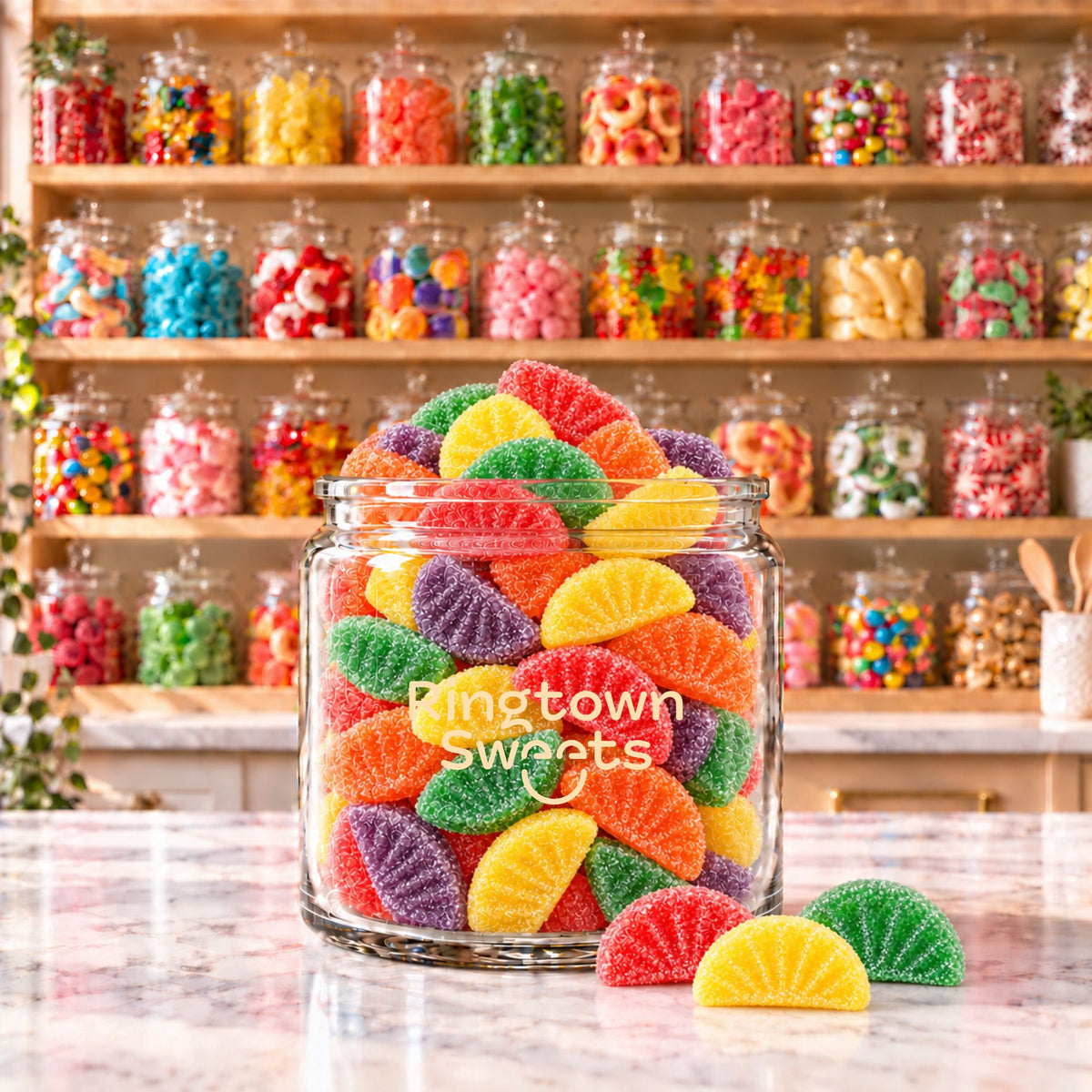 Ringtown Sweets Assorted Fruit Slices Jelly Candy