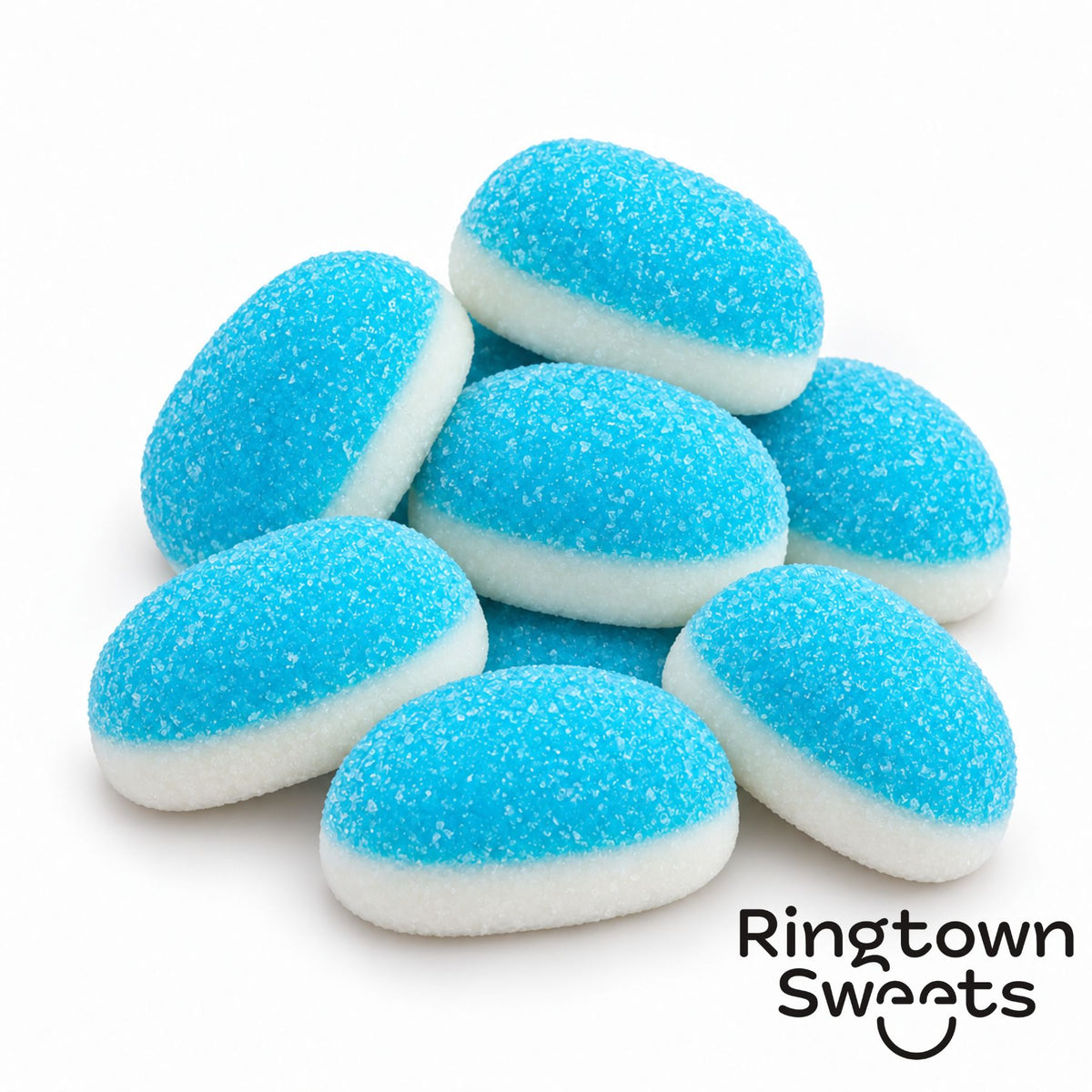 Ringtown Sweets Blue Raspberry Drops Puffy Gummy Candy
