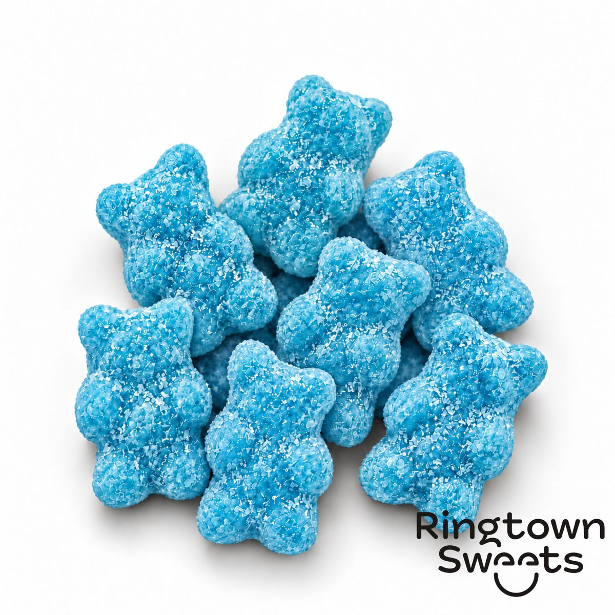 Ringtown Sweets Sour Blue Raspberry Gummy Bears Candy