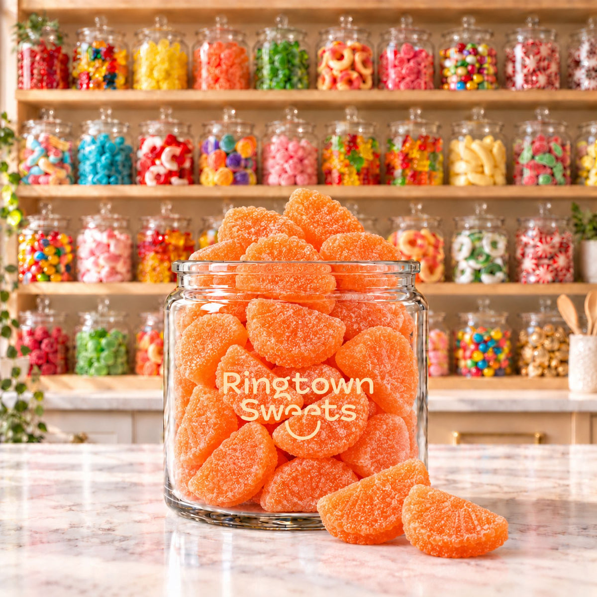 Ringtown Sweets Orange Slices Jelly Candy