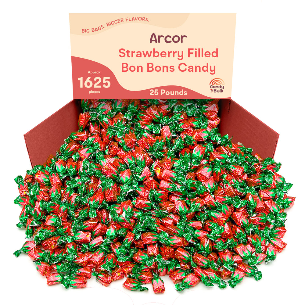Arcor Strawberry Filled Bon Bons Candy