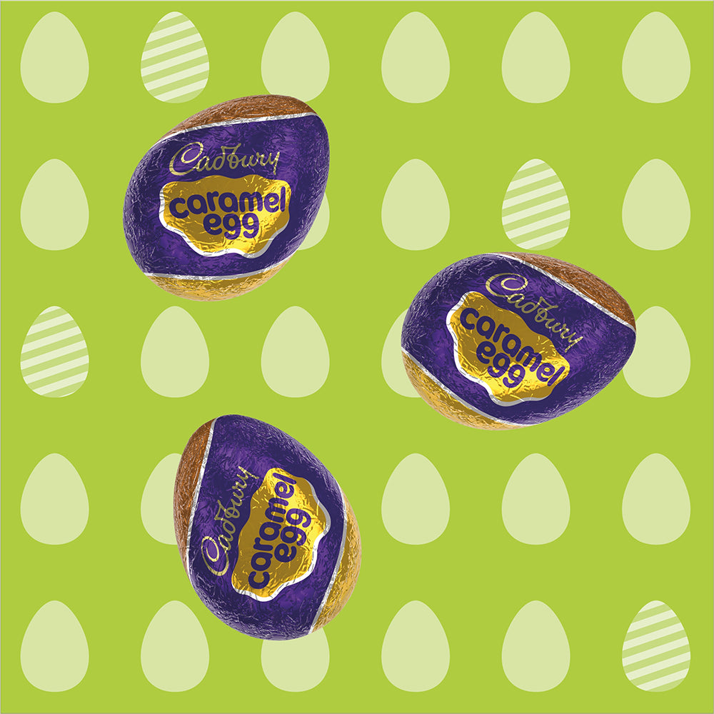 Cadbury Mini Caramel Eggs Milk Chocolate Candy – 0.31 oz Each – Bulk Value Bag