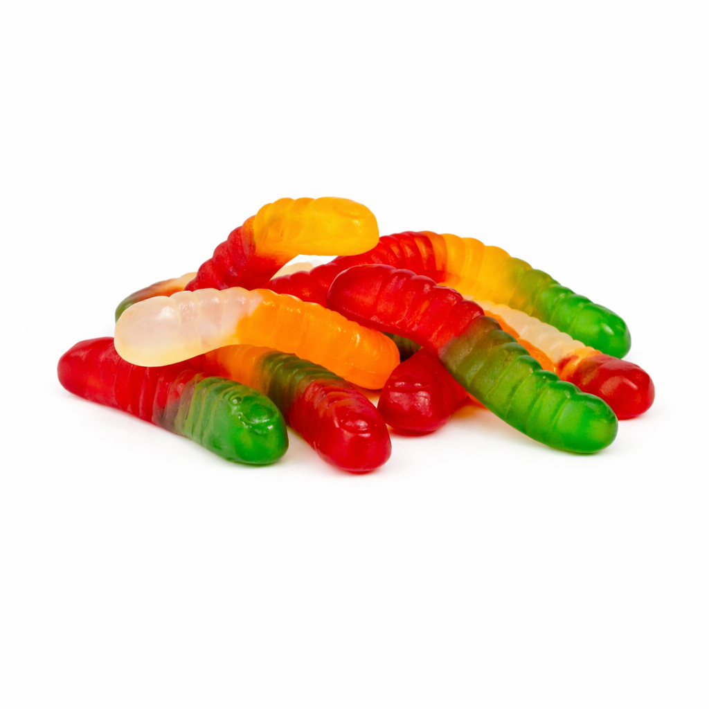 Albanese Gummi Worms – Assorted Flavors – 2 Inch – Bulk Value Bag
