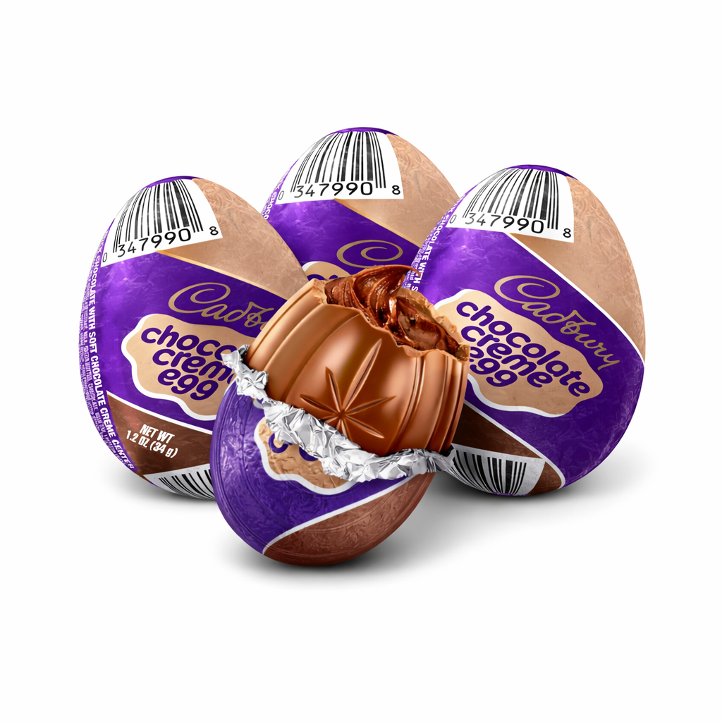 Cadbury Chocolate Creme Eggs Milk Chocolate Candy – 1.2 oz Each – Bulk Value Bag