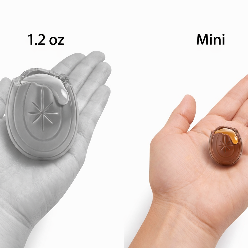 Cadbury Mini Caramel Eggs Milk Chocolate Candy – 0.31 oz Each – Bulk Value Bag