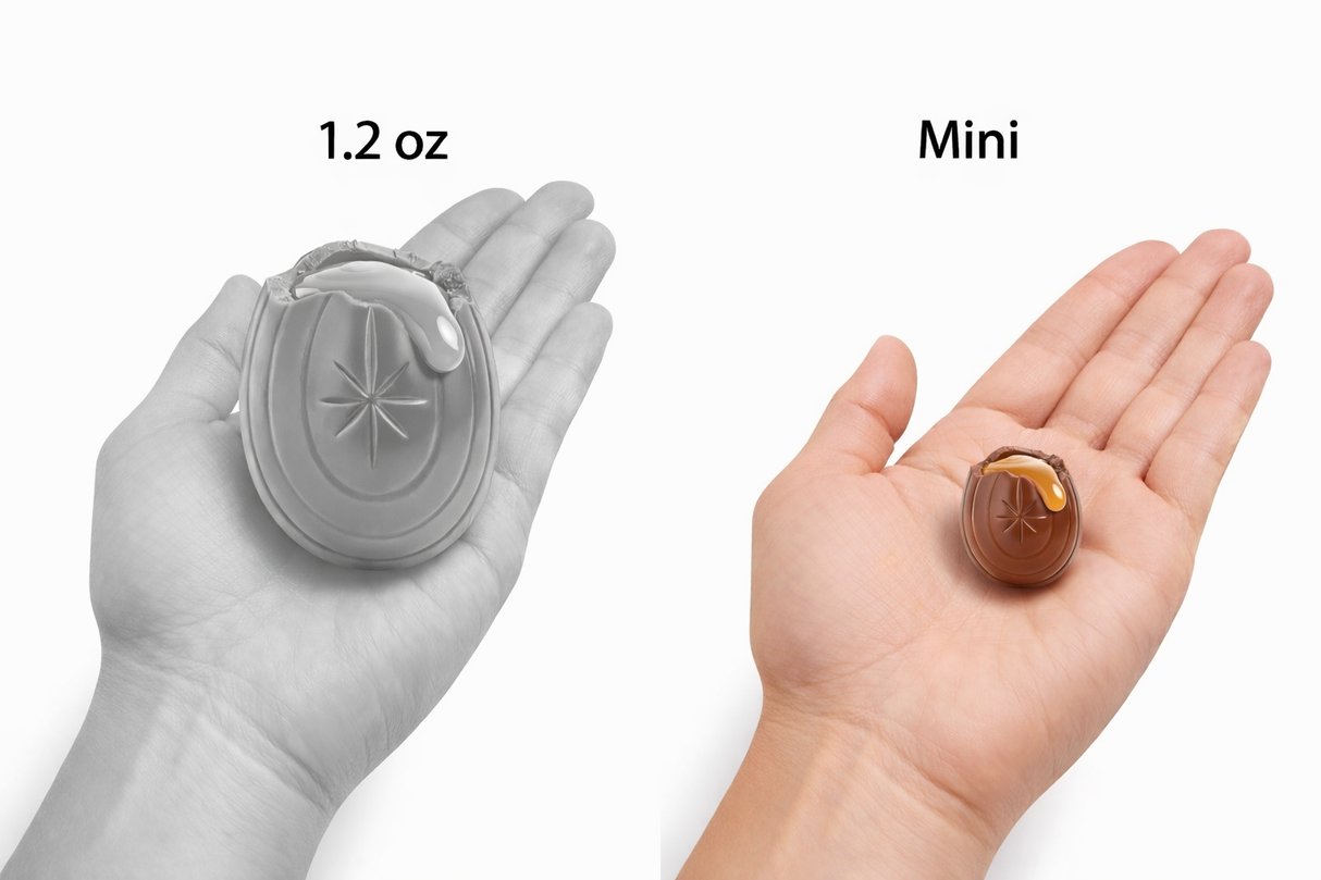 Cadbury Mini Creme Eggs Milk Chocolate Candy – 0.31 oz Each – Bulk Value Bag