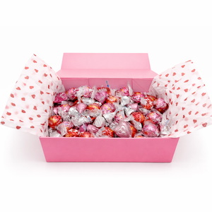 Valentine’s Day Chocolate Gift Box with Hershey’s & Lindt Favorites – Pink Box – 2 lb