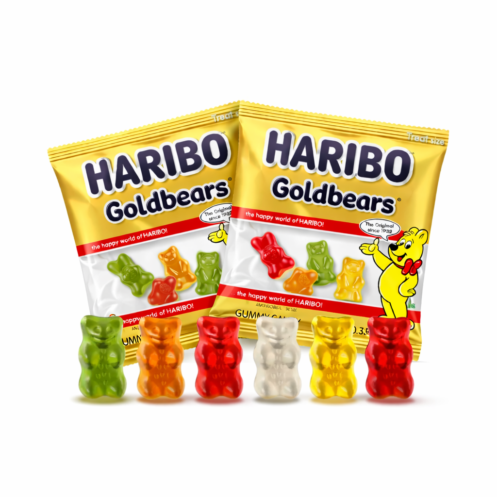Haribo Goldbears Gummy Candy – 0.33 oz Packs – Bulk Value Pack