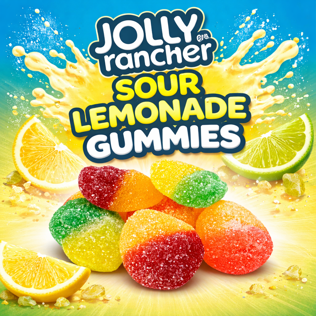 Jolly Rancher Sour Gummies Lemonade Candy – Bulk Value Bag