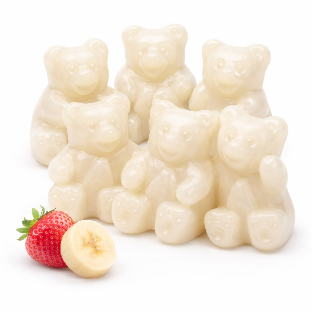 Albanese Gummi Bears – White Strawberry Banana