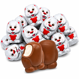 Kinder Mini Friends Milk Chocolate with Milky Filling – Individually Wrapped – Bulk Value Bag