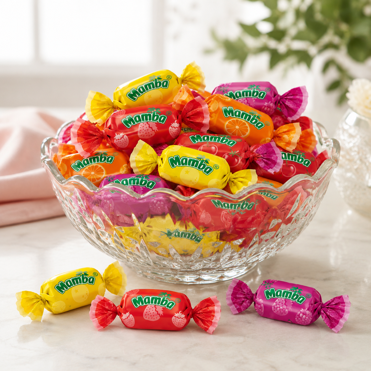 Mamba Fruit Chews – Assorted Fruit Flavored Candy – Bulk Value Bag