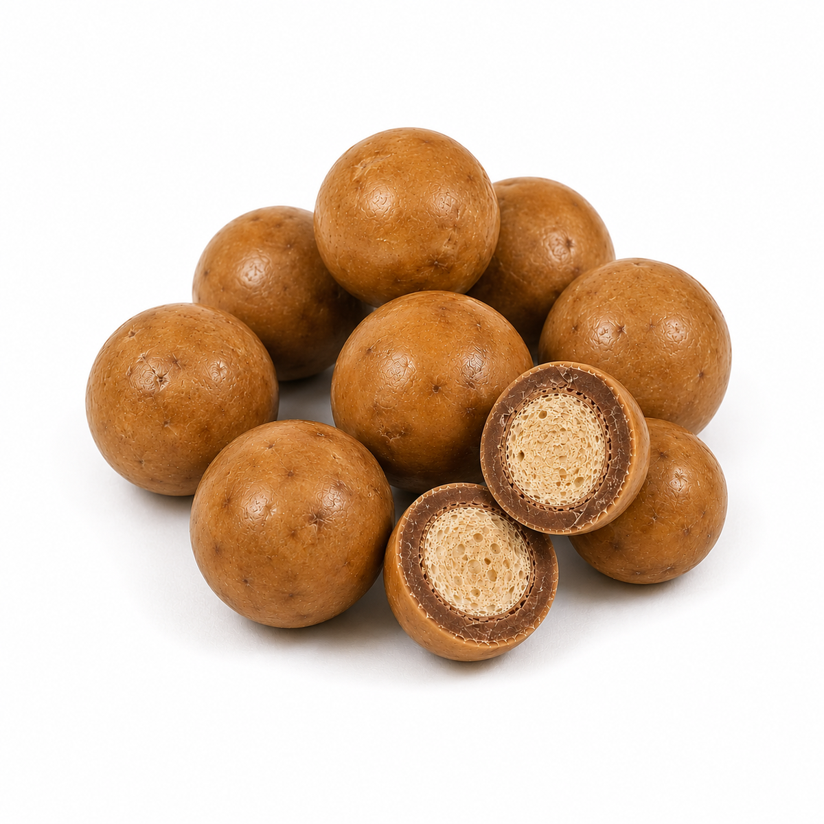 Peanut Butter Milk Chocolate Malt Balls – Bulk Value Bag