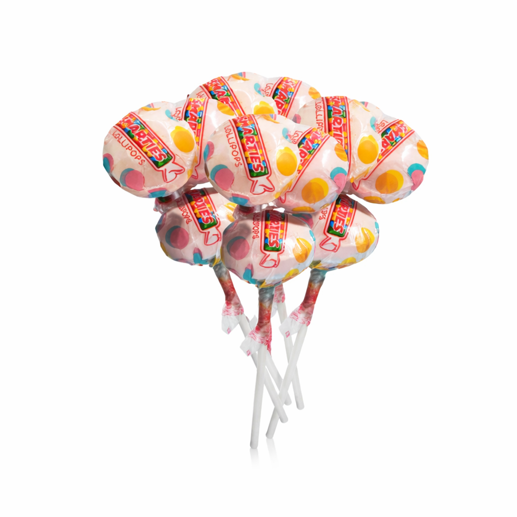 Smarties Lollipops Candy – Assorted Fruit Flavors – Bulk Value Pack