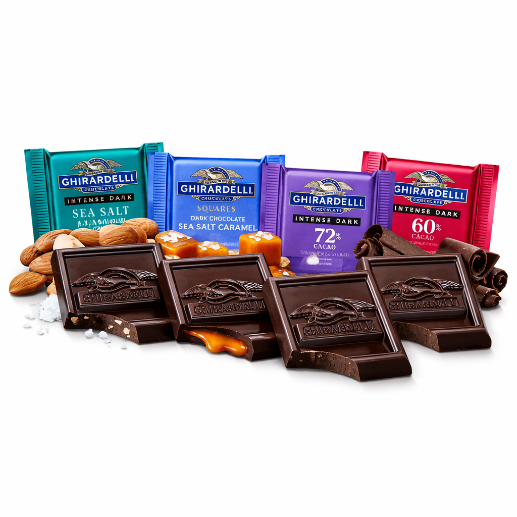 Ghirardelli Assorted Dark Chocolate Squares – Bulk Value Bag