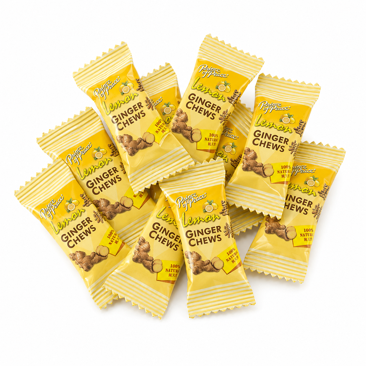 Prince of Peace Ginger Chews – Lemon