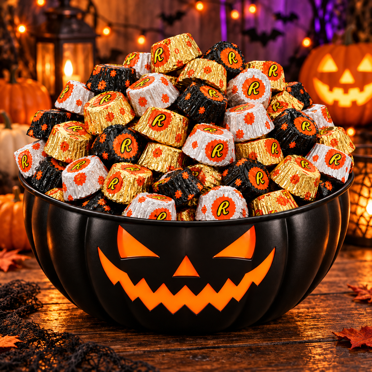 Reese’s Triple Fright Mini Cup Mix – Milk, Dark & White