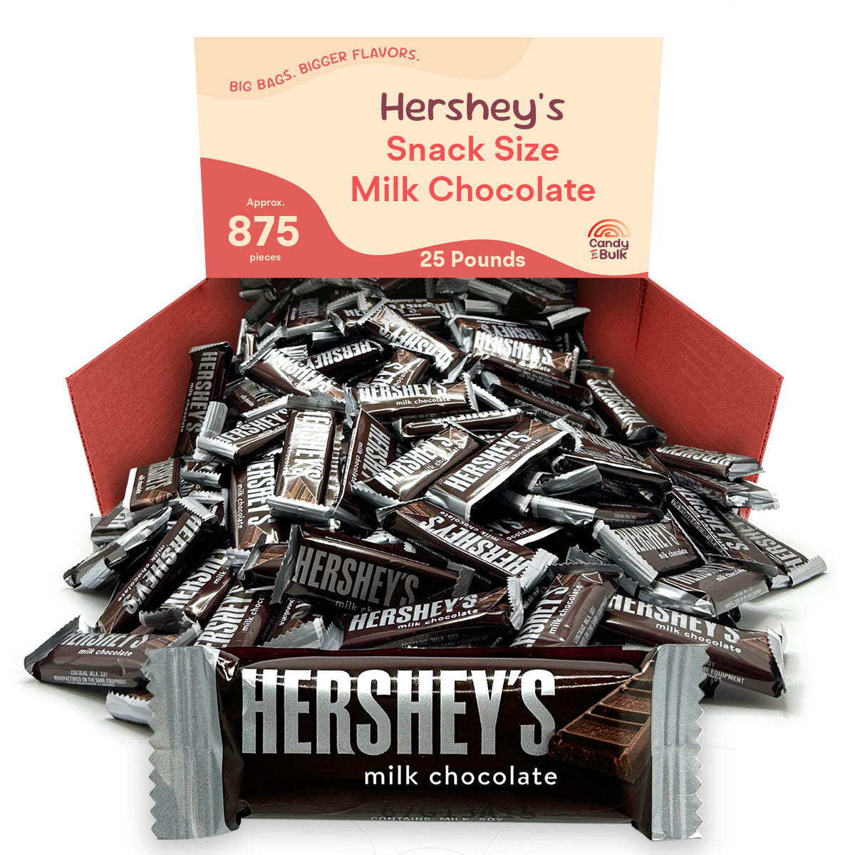 Hershey's Milk Chocolate - Snack Size – Bulk Value Bag
