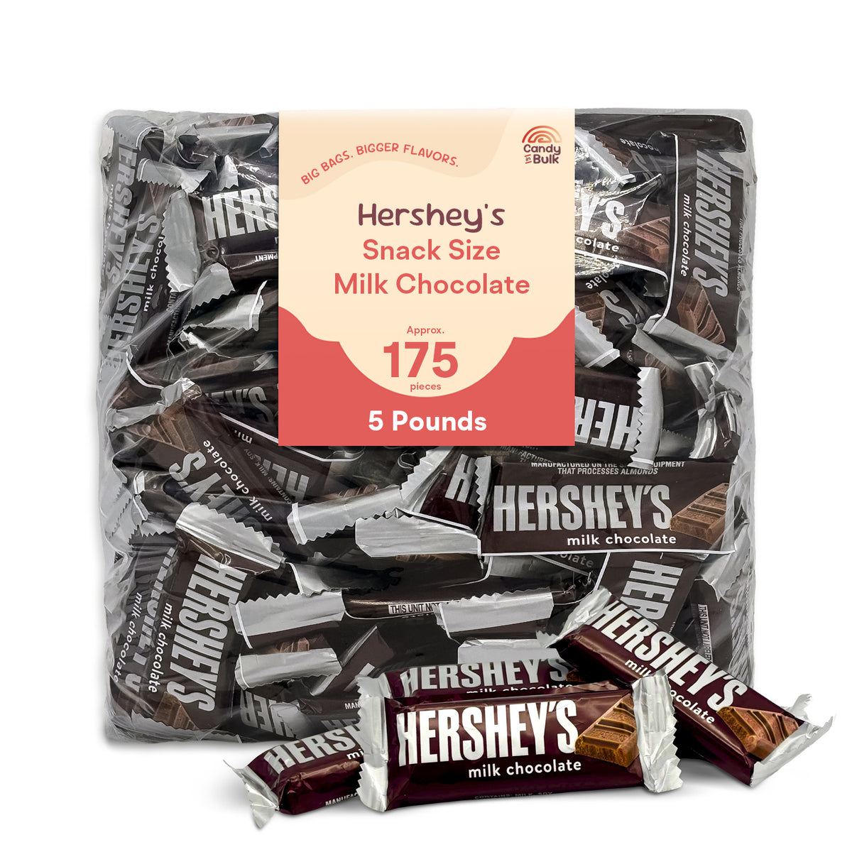 Hershey's Milk Chocolate - Snack Size – Bulk Value Bag
