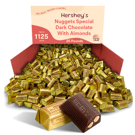 Hershey's Nuggets Special Dark Chocolate With Almonds (Individually Wrapped)