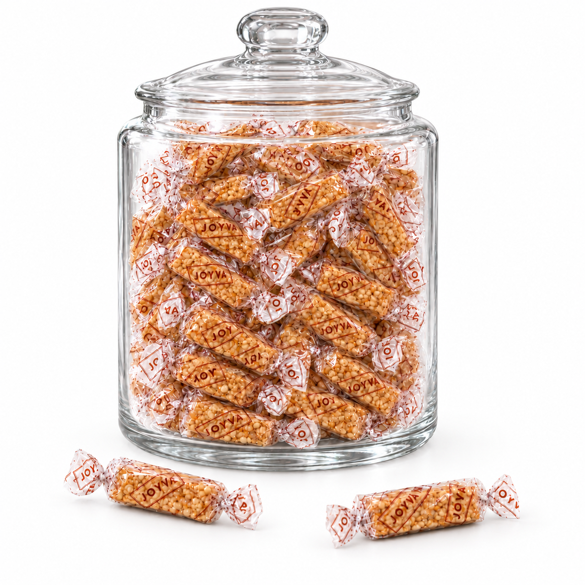 Joyva Sesame Honey Crunch Candy – Individually Wrapped – Bulk Value Bag