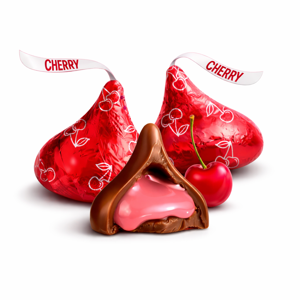 Hershey's Kisses Cherry Cordial Chocolate – Bulk Value Bag