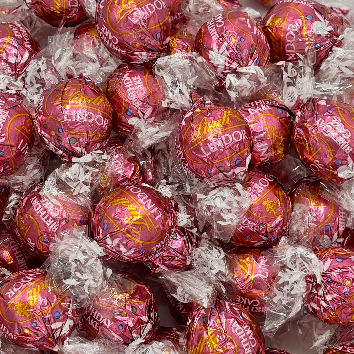 Lindt LINDOR Birthday Cake White Chocolate Truffles – Bulk Value Bag