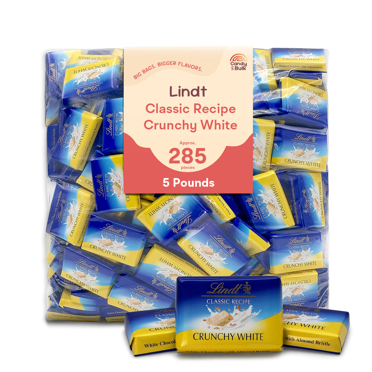 Lindt Classic Recipe Crunchy White (Individually Wrapped Pieces)