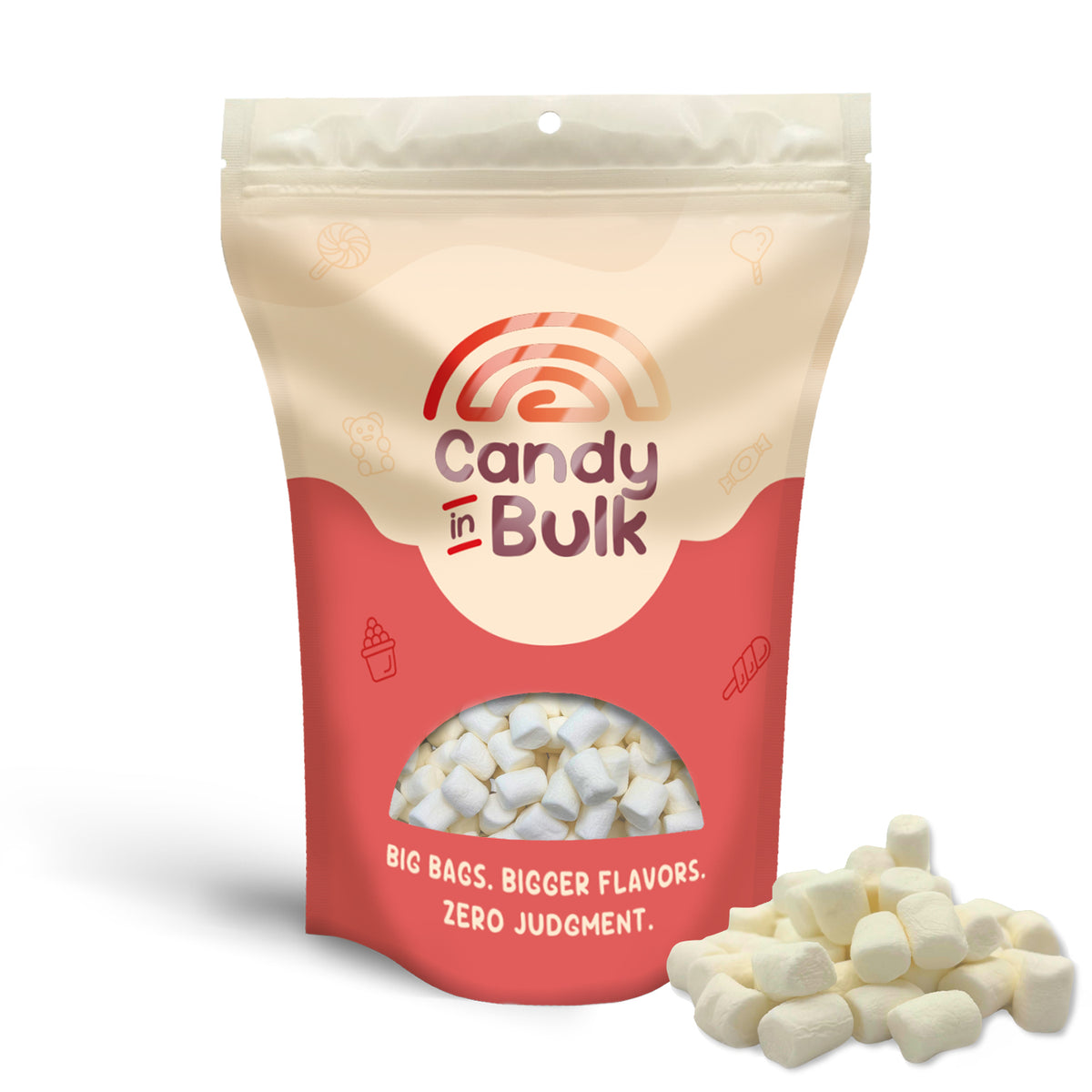 Mini Marshmallows – White – 10 oz Bag