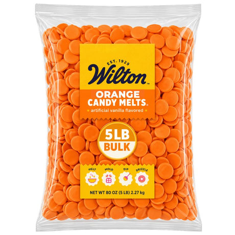 Wilton Orange Confectionery Melting Wafers – Bulk Value Bag